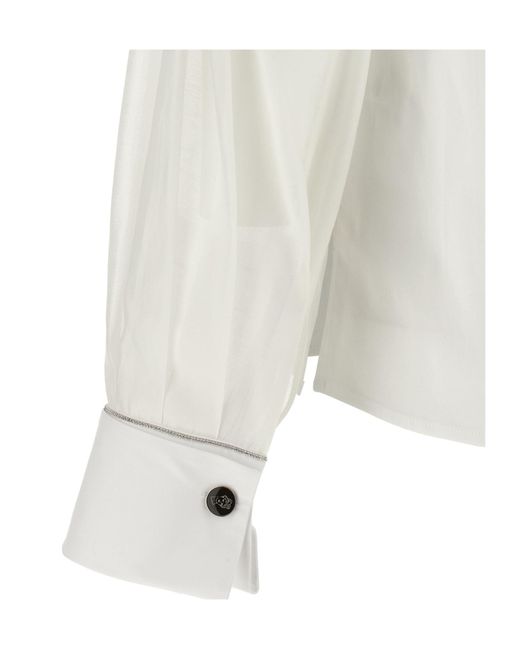 Peserico White Long-Sleeved Shirt
