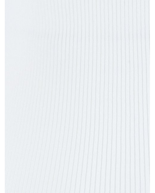 P.A.R.O.S.H. White P.A.R.O..H. Ribbed Top