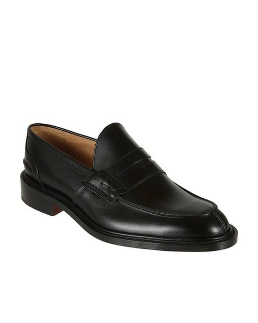 Tricker's Black James Loafers for men