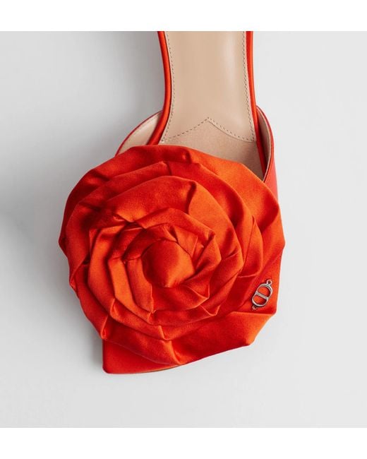 Dior Red Aurore Heeled Sandal