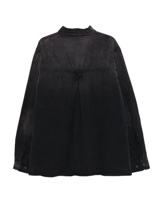Willy Chavarria Black Corcoran Shirt for men