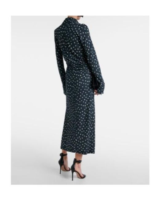Altuzarra Blue Claudia Jersey Shirt Dress