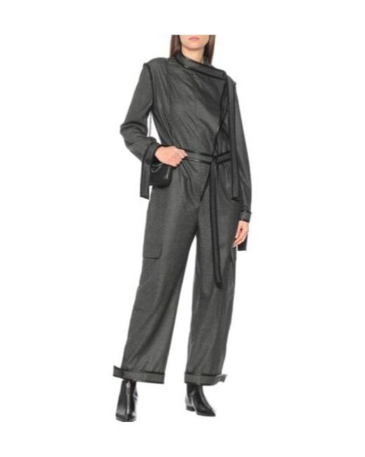 Stella McCartney Gray Gwyneth Wool Jumpsuit
