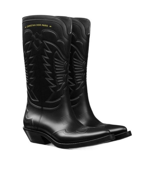 Dior Black Wind Mid-Calf Boots