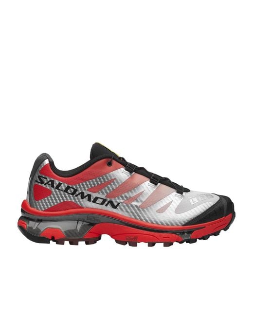 Salomon Lab Red Color Block Trainers for men