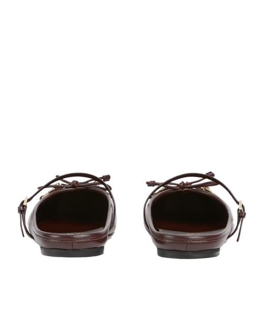 Gucci Brown Horsebit Mules