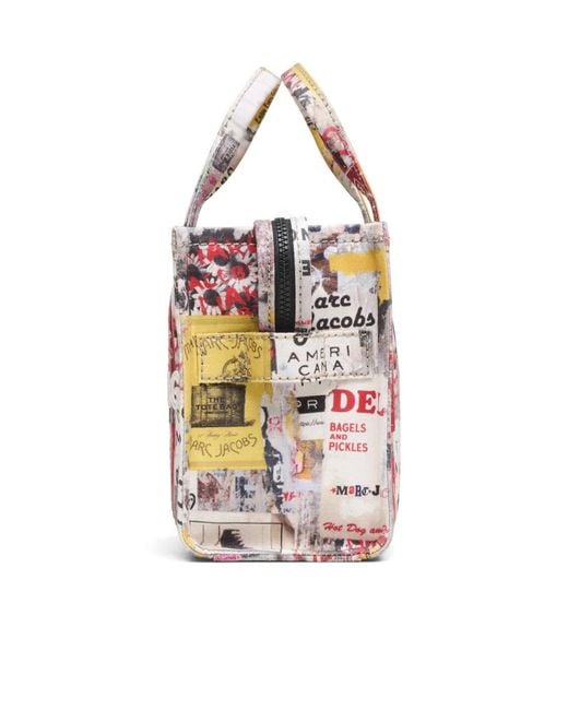 Marc Jacobs Red The Pop Americana Small Tote Bag