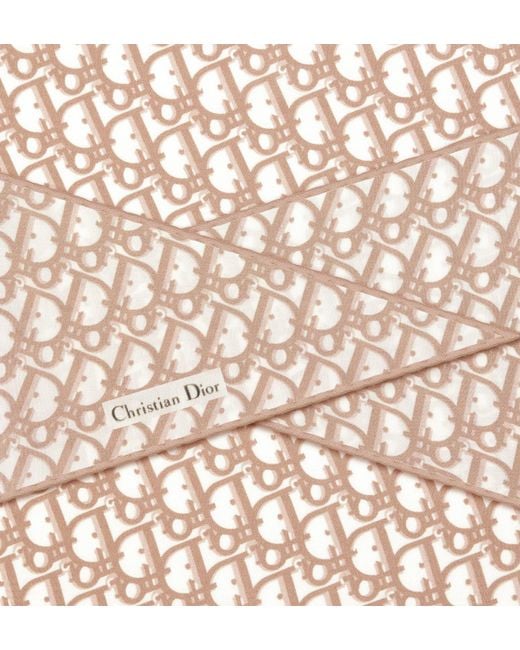 Dior White Oblique Diamond