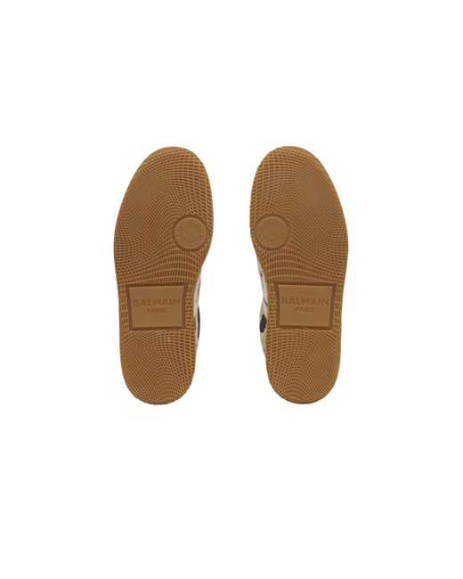 Balmain Brown Swan Sports Shoes