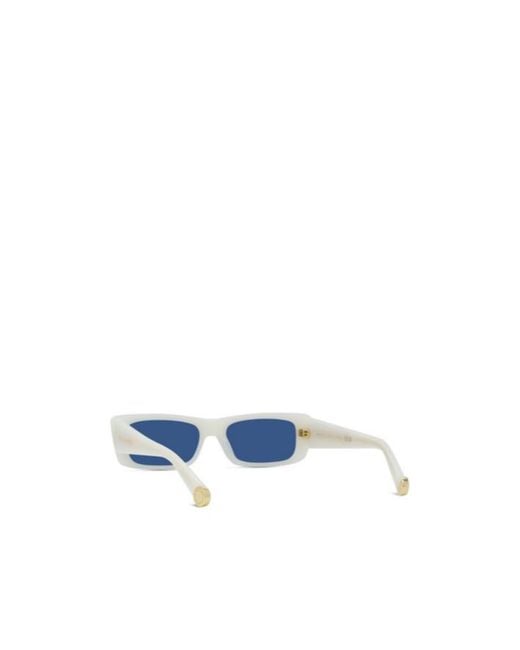 Stella McCartney Blue Rectangular Sunglasses