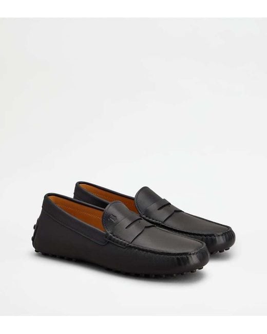 Tod's Black Gommino Loafers for men