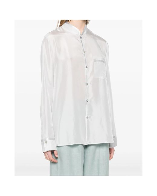 Forte_forte White Habotai Shirt