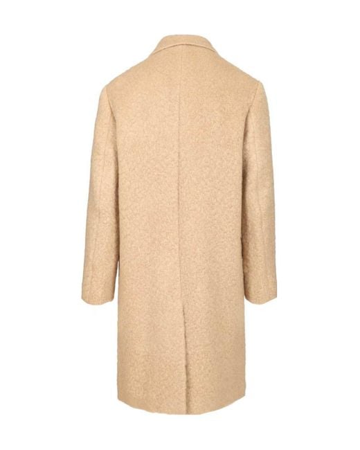 Dries Van Noten Natural Long "Rustic" Coat for men