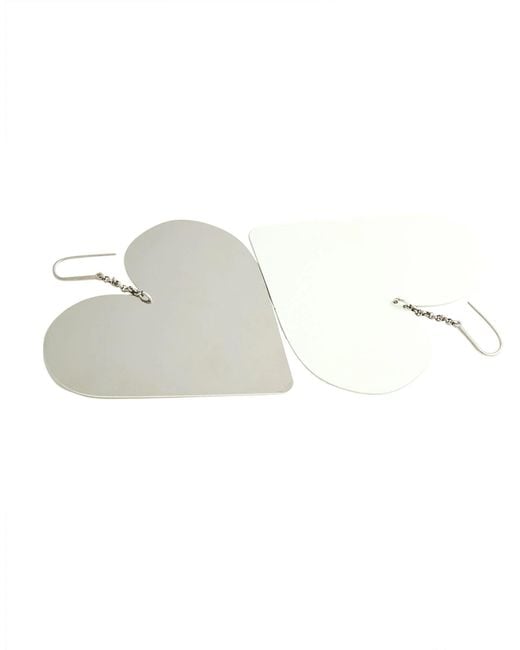 Isabel Marant White Metal Earrings