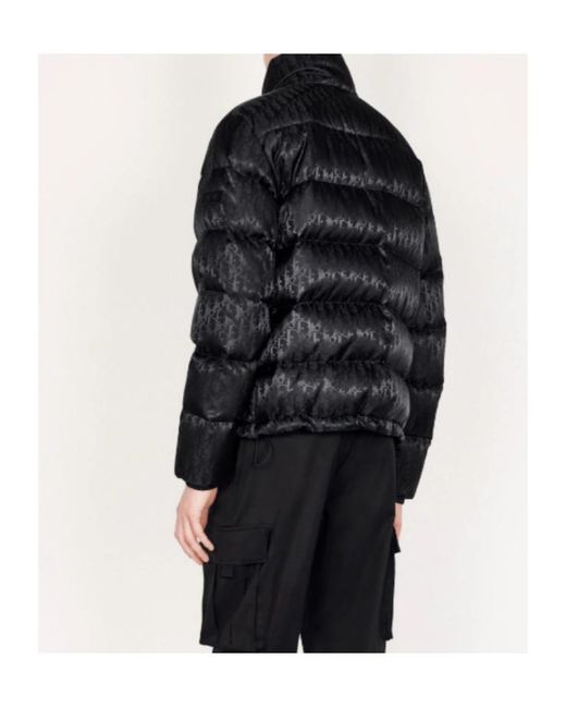 Dior Black Homme Zip-Up Padded Jacket for men