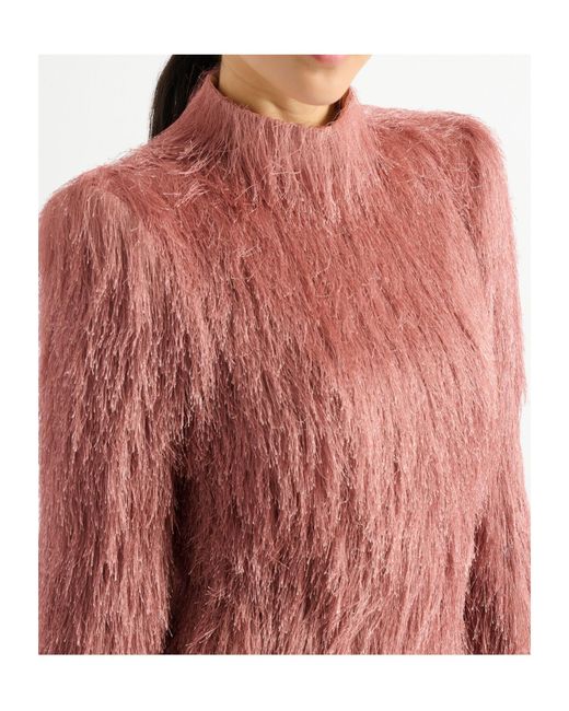 Balmain Pink Fringe Mini Dress
