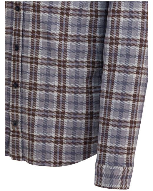 Vince Blue Plaid Button-Up Shirt for men