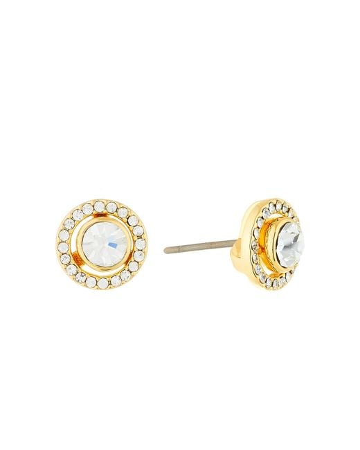 COACH Metallic Crystal Earrings