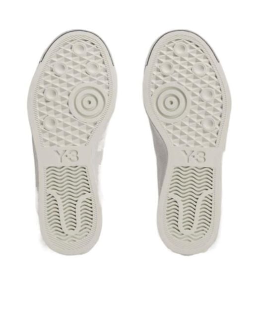 Y-3 White Nizzastar Low-Top Sneakers for men