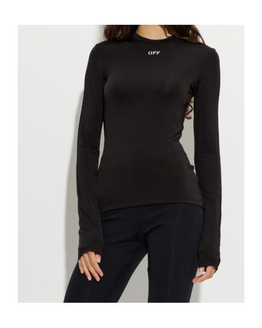 Off-White c/o Virgil Abloh Black Long-Sleeve T-Shirt