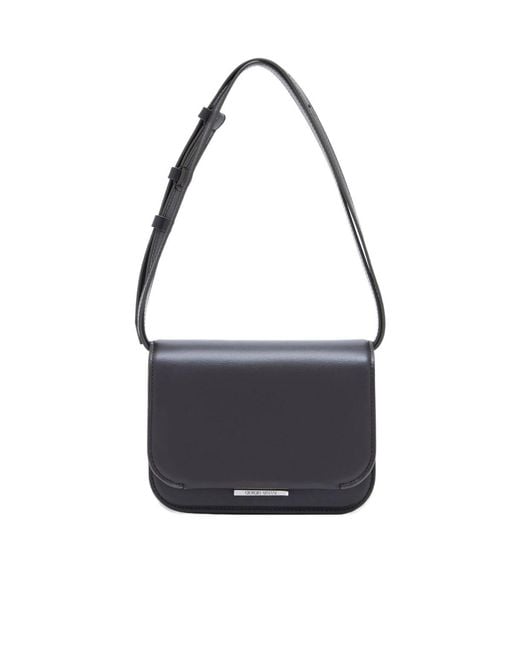 Giorgio Armani Gray Corso Como Shoulder Bag