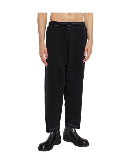 Moschino Black Logo Printed Sweatpants for men