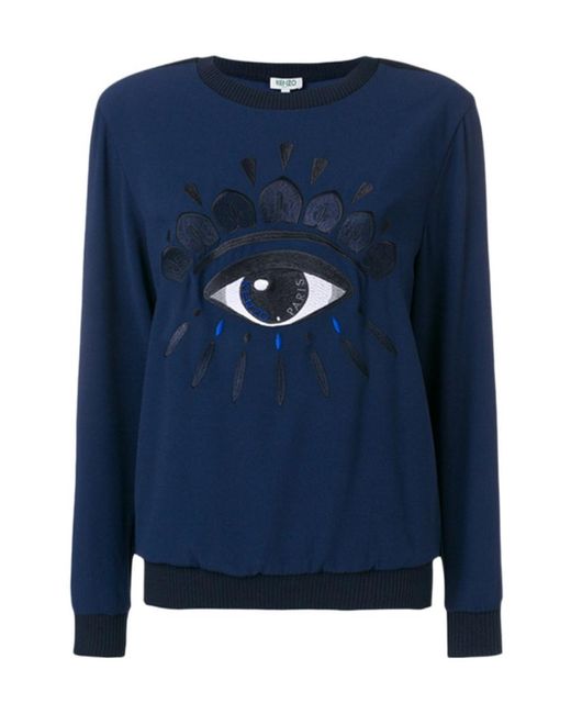 KENZO Blue Eye Logo Sports Sweater