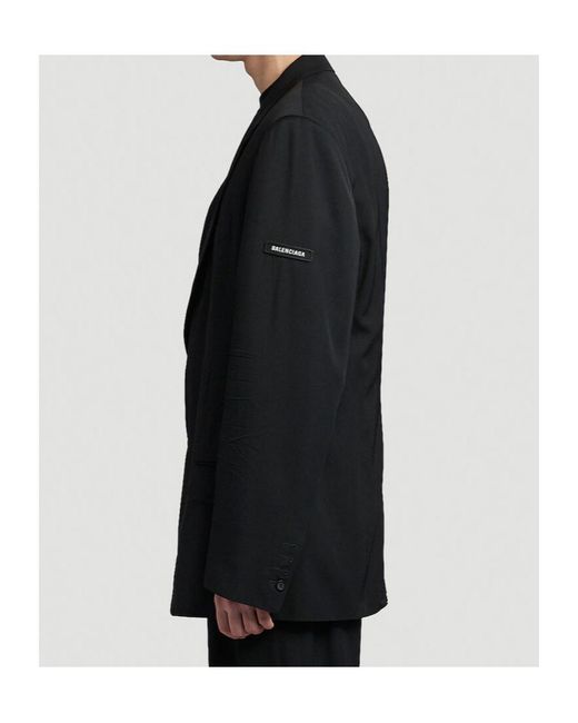 Balenciaga Black Washed Jacket for men