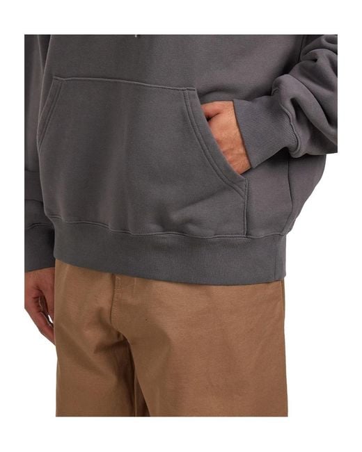 Carhartt Gray Graphic Hooded Sweatshirt for men