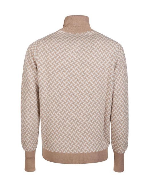 Drumohr Gray Biscottino Cashmere Jumper for men