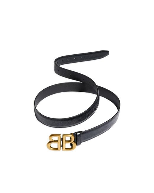 Balenciaga White Monaco Belt