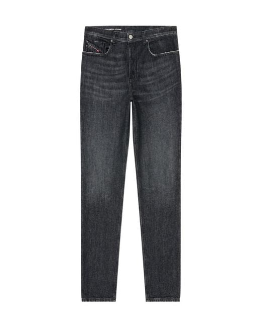 DIESEL Gray D-Finitive Tapered-Leg Jeans for men