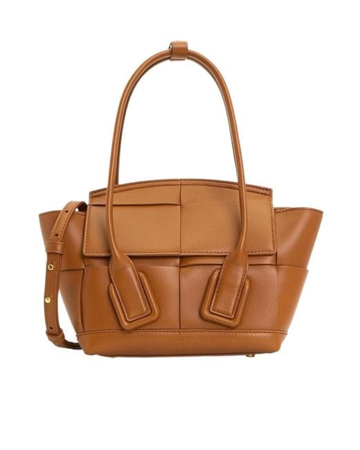Bottega Veneta Brown Arco Single-Shoulder Bag