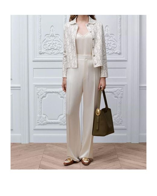 Dior Gray Belt Loop Casual Pants