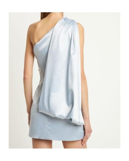 16Arlington Blue One Shoulder Mini Dress