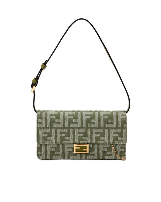 Fendi Metallic Minimalist Fashion Chain Bag