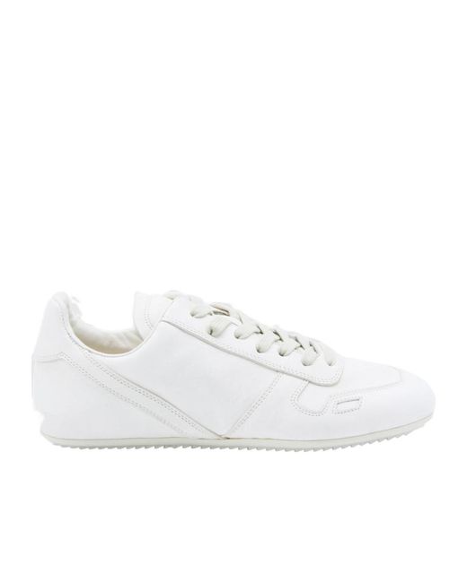 Rick Owens White Minimal Sneaks