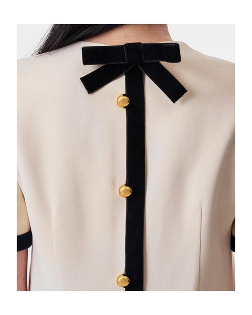 Prada White Sablè Short-Sleeved Mini Dress