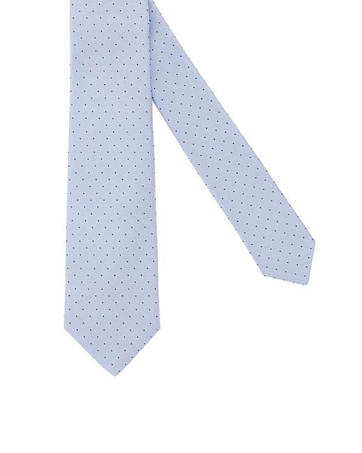 Paul Smith White Polka-Dot Satin Tie for men