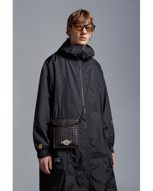 Moncler Black Crossbody Phone Case for men