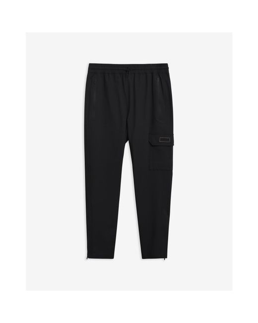 Barbour Black Logo-Detail Cargo Pants for men
