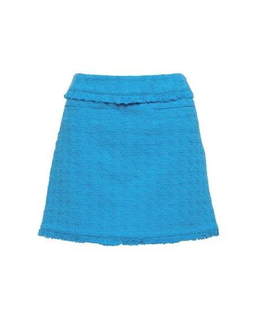 Proenza Schouler Blue Label Tweed Miniskirt