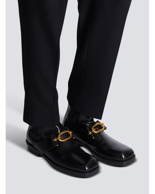 Balmain Black Sync Chelsea Boots for men