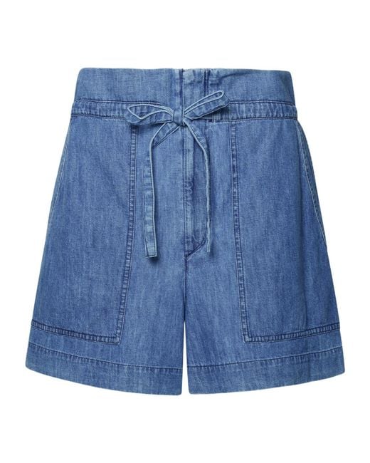 Isabel Marant Blue Isabel Marant Étoile Drawstring Denim Shorts