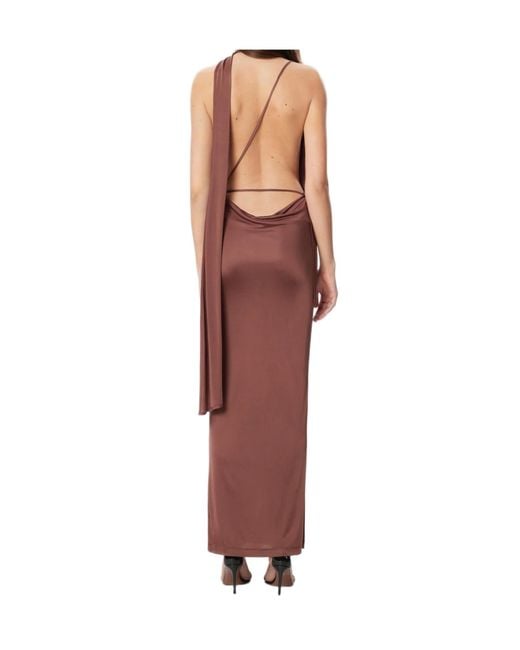 Amazuìn Red Halterneck Dress