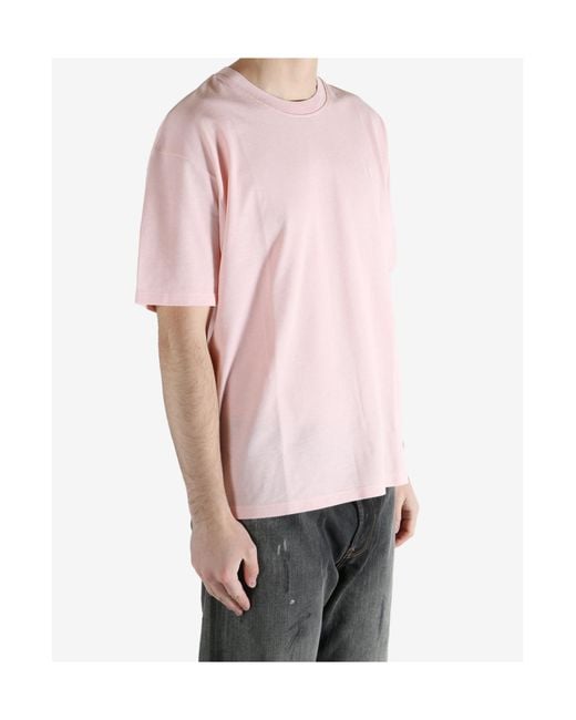 Saint Laurent Pink Cassandre Oversized T-Shirt for men