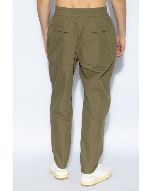 Isabel Marant Green Elastic Waist Casual Pants for men
