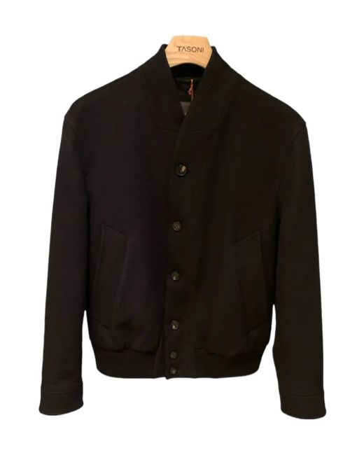 Loro Piana Black Long-Sleeved Jacket for men