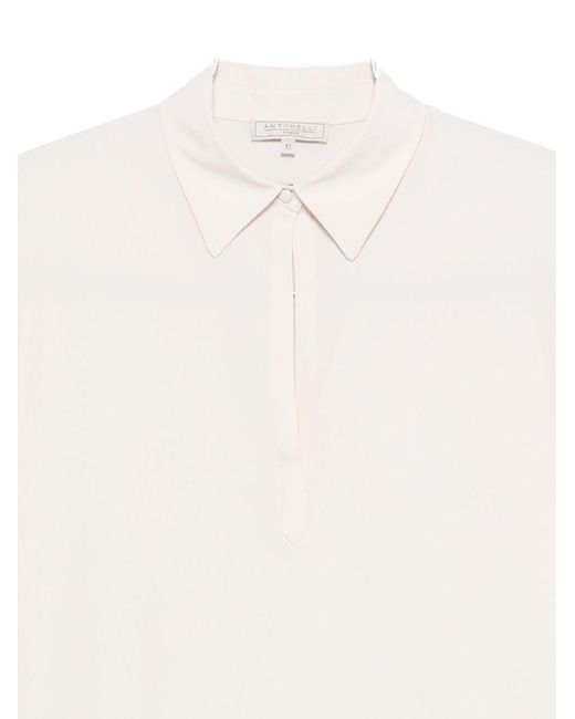 Antonelli White Long-Sleeved Shirt