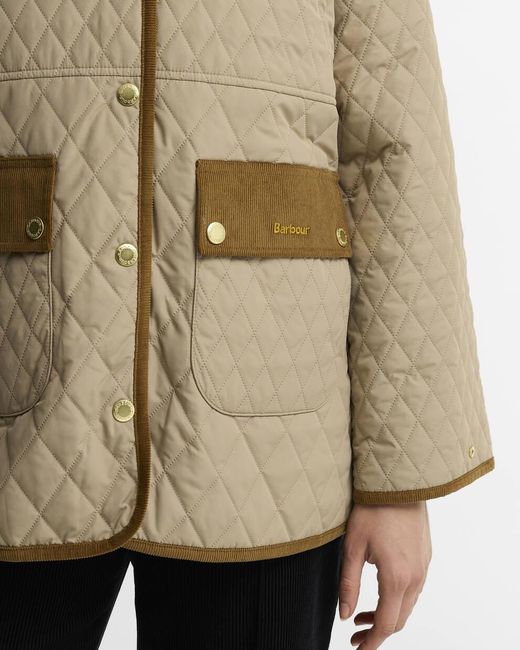 Barbour Metallic Quilted Jacket